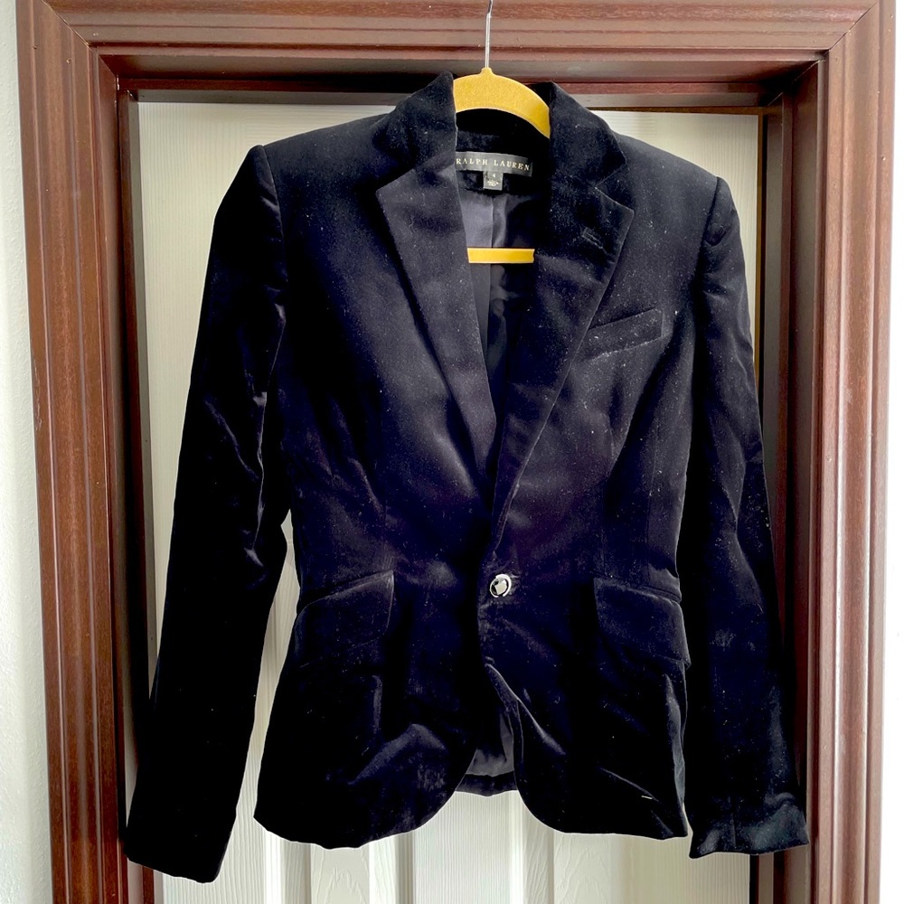 Velvet blazer